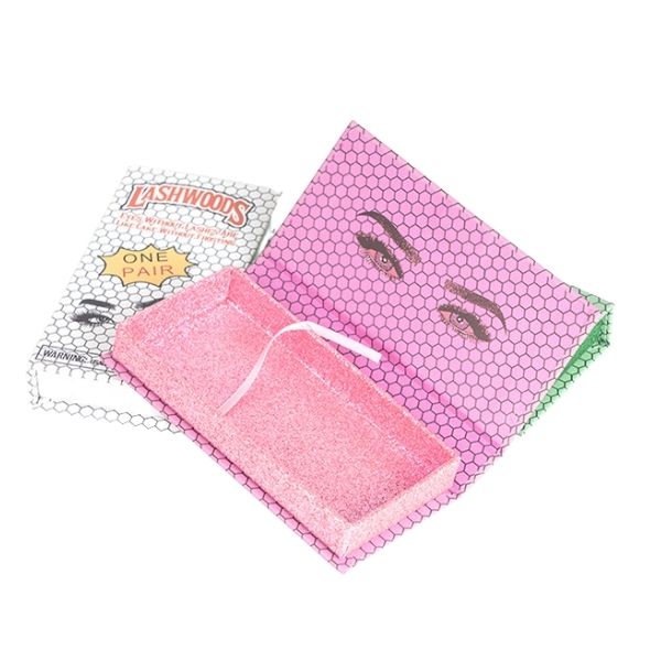 Custom Lash Packaging 27mm 3D Mink Strip Lashes