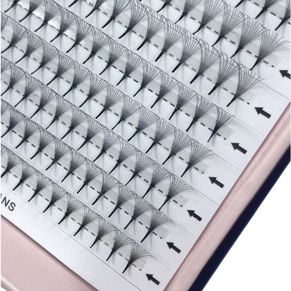 Private Label 9D Pre-made Volume Fans Eyelash Extensions