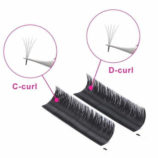 Self Fanning Lashes Russian Volume Individual Lashes