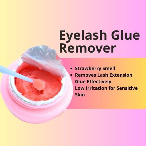 Strawberry Flavor Cream Eyelash Extension Glue Remover
