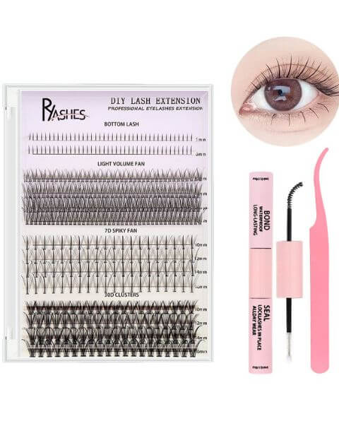 Cluster-Wimpern-Set